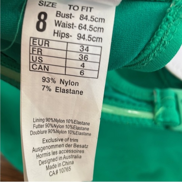 SEAFOLLY Goddess halter bandeau bikini top & twisted bikini bottoms - US4, AUS8 - Picture 6 of 7